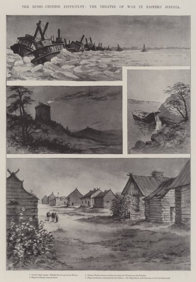 The Russo-Chinese Difficulty, the Theatre of War in Eastern Siberia by Paul Frenzeny